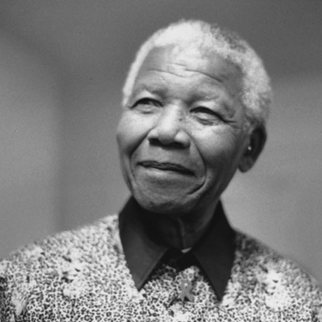 Portrait photo of Nelson Mandela