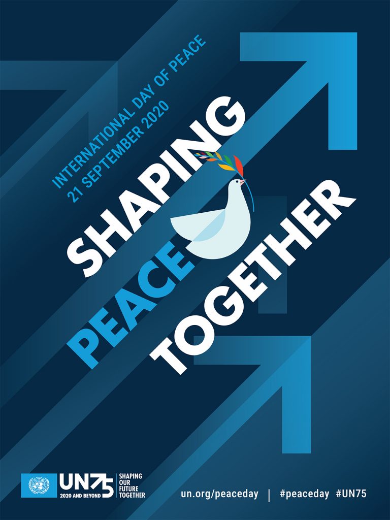 The poster for Peace Day 2020 