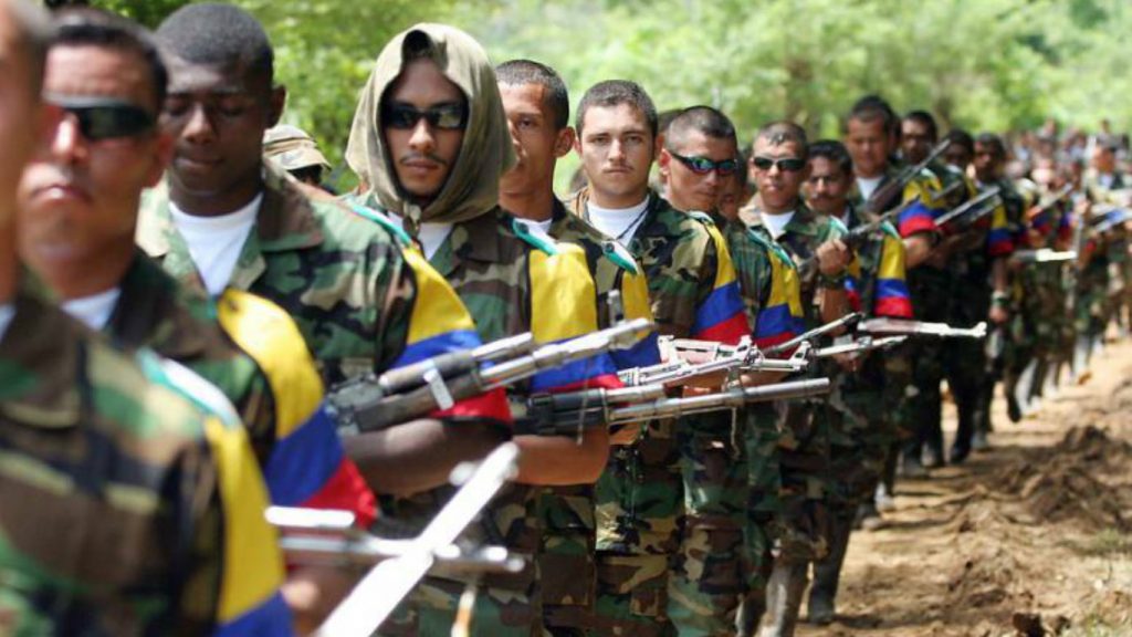 This picture is a troop of the FARC-EP guerrilla. 