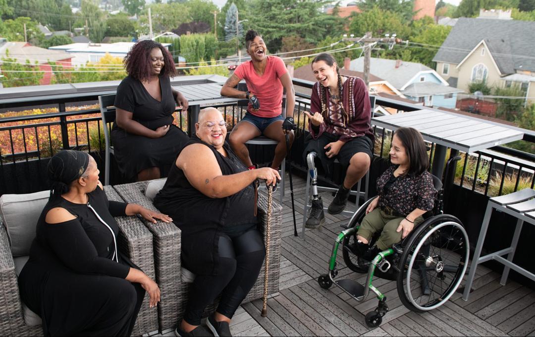 Image showing a group of persons living with disabilities of different ages