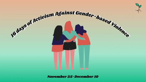 16 Days of Activism Against Gender Based Violence