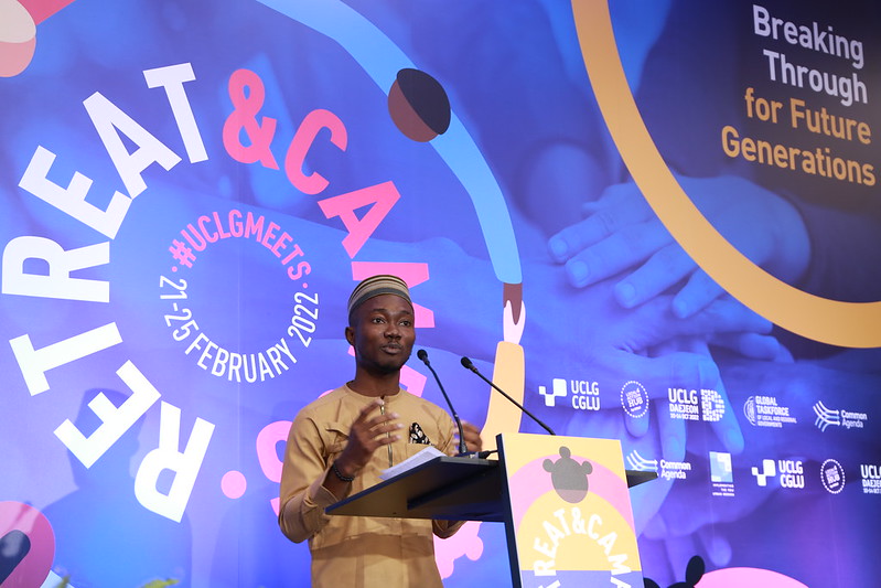 Young African gives his recommendation on the place of youth in managing urban conflict