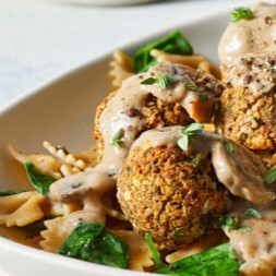 plant-based meatballs