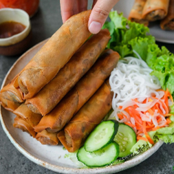 vegan spring rolls